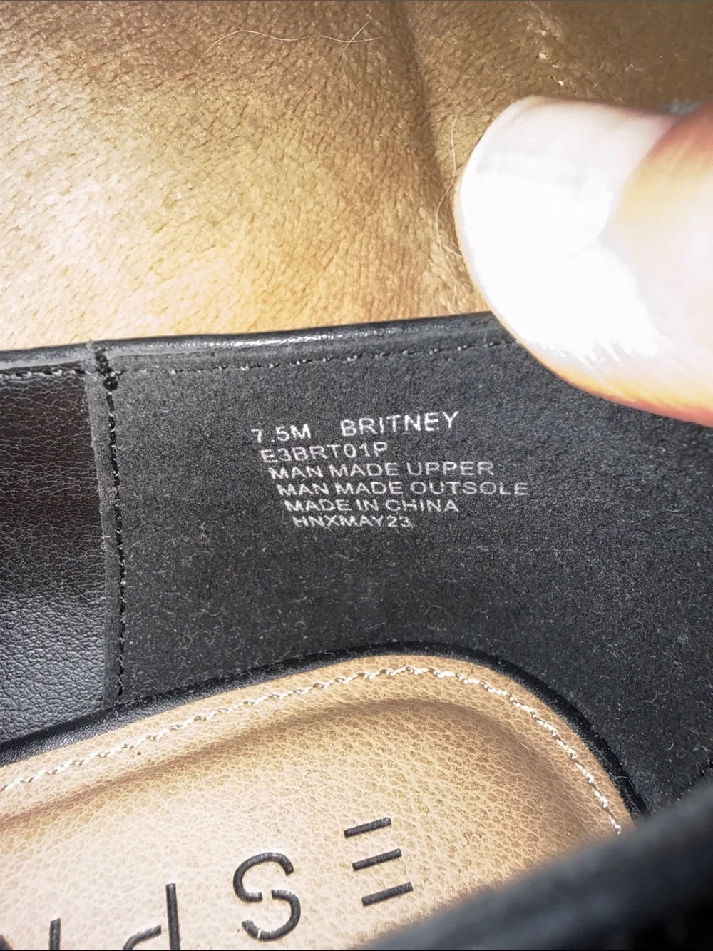 Esprit polished black